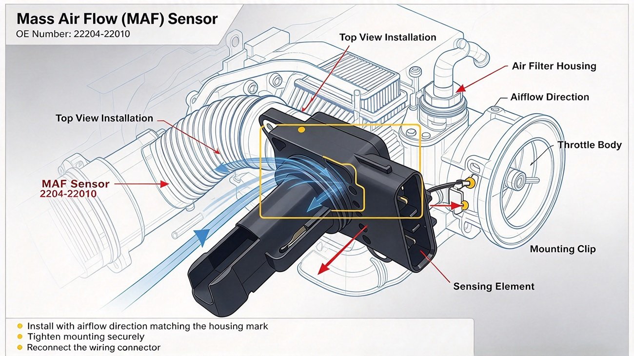 MAF sensor for Toyota Tacoma