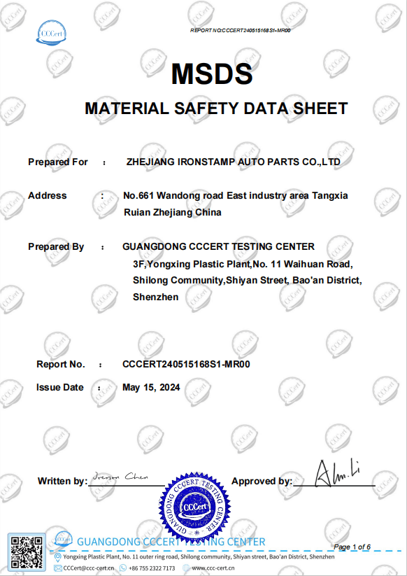 MSDS POWER LIFTGATE (2)